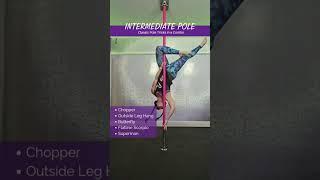 Classic Intermediate Pole Tricks #polefitness #poledance #polecombo