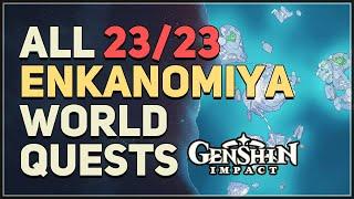 All 23 Enkanomiya World Quests Genshin Impact 2.4