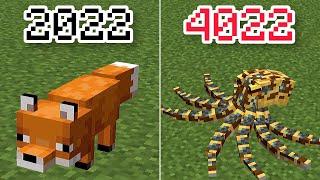 minecraft animals 2022 vs 4022