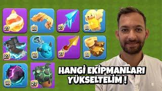 EN İYİ EKİPMANLAR HANGİLERİ ! CLASH OF CLANS