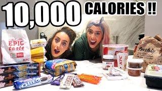 10,000+ CALORIE CHALLENGE    GIRL v. FOOD