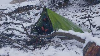 Without a tent! Without a sleeping bag! Can I survive two days in heavy snow and blizzards?