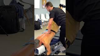 Crooked Painful Pelvis FIXED! Deep Cracks Bring RELIEF! #chiropractic #shorts