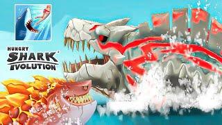 Hungry Shark Evolution 2 "Ending" Unlocked max level GIANT MONSTER ZAMAHARIBU 999 & BEHELLMOUTH 999