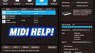 Midi External Keyboard Troubleshoot No Sound in Studio One 5