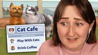 Running a Cat Cafe in The Sims 4: Businesses & Hobbies (Streamed 3/11/25)