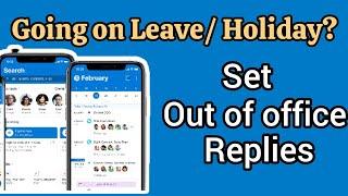 how to set up automatic reply in Outlook | How to set up out of office reply in Microsoft Outlook