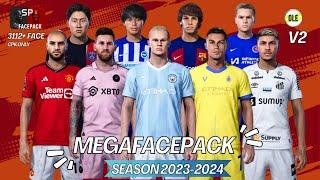 MEGA FACEPACK PES 2021 V2 SMOKEPATCH SEASON UPDATE 2023 - 2024 || CPK VERSION || NEW UPDATE