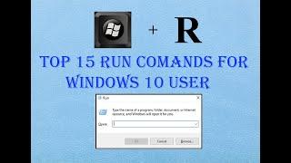 run command in windows: Top 15 Run Commands for Windows 10 User