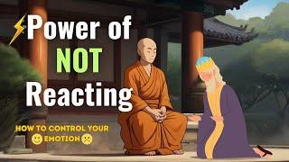 Power of Not Reacting - How to Control Your Emotions | Buddha stories in English | Buddhist stories