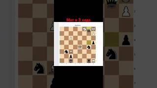 Мат в 3 хода. Отрывок с занятия. #chess777 #chess #шахматы #топ #обучение #дети