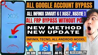 NEW METHOD: Simple Way To Remove FRP on Infinix Smart 6 Without PC | Android 10