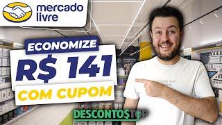 CUPOM DE DESCONTO MERCADO LIVRE DEZEMBRO 2024 | ECONOMIZEI R$141 EM PANELAS