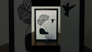 A Beautiful Girl and a Hummingbird: The Artistry of LightMask Shadow Boxes