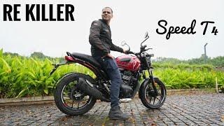 Triumph Speed T4 Ride Review | Better Than The Royal Enfield Classic/Hunter 350 ? | BikerDaadLife