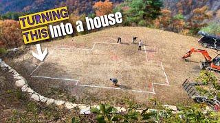 Amazing cliffside home… built in 10 Minute Timelapse