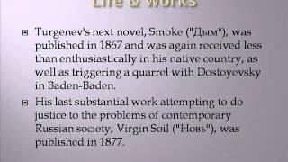 Ivan Sergeyevich Turgenev Life & Works