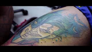 Joker V/s Batman Tattoo - Time lapse - Color Tattoo