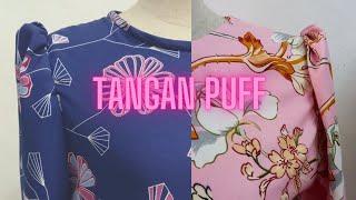 Cara Paling Simple Buat Pola lengan Puff | Cara jahit