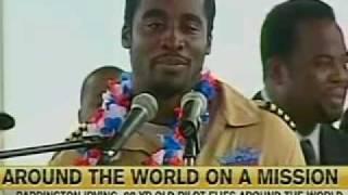 Black man, 23, flies around the World