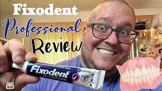 Fixodent Professional denture adhesive, Any good?!?! Product REVIEW!