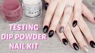 TESTING DIY DIP POWDER NAIL KIT | Rossi Nails