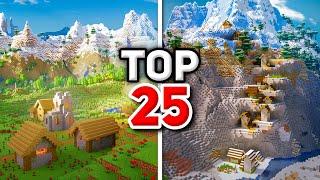 TOP 25 BEST NEW VILLAGE SEEDS For MINECRAFT 1.21! (Minecraft Bedrock Edition Seeds)