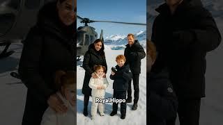 Prince Harry and kids in Iceland #Iceland #princeharry #cute #fun #love #family #travel #cold #snow