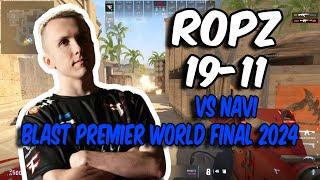 CS2 POV | FaZe ropz (19/11) vs NAVI (Mirage) @ BLAST Premier World Final 2024