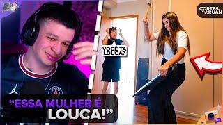 ARUAN REAGE: QUEBREI O COMPUTADOR GAMER DO MEU NAMORADO (DANI NOBREGA) - Cortes do Aruan