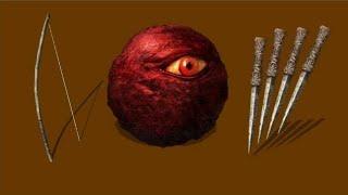 Bow Glitch Red Eye Orb w/ Throwing Knife