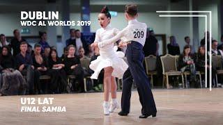 Leo Kolmykov - Abigail Gekker, USA | 2019 Dublin | World U12 LAT - F S