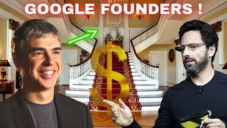 How GOOGLE FOUNDERS Spend Their BILLIONS | Larry Page & Sergey Brin | Lifestyle, Houses, Jets