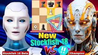 New Stockfish 18 Beta Version RELEASED To Conquer Chess World With His 5000 Elo Ratings | Chess Game