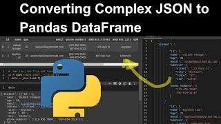 Converting Complex JSON to Pandas DataFrame