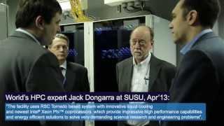 SUSU uses an energy efficient supercomputer with Intel® Xeon Phi™ coprocessors