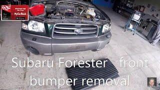 Subaru Forester  front bumper removal