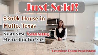 RE70 | $360k House Near new Samsung Microchips Factory | Hutto, Texas