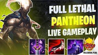 FULL LETHAL PANTHEON HAS BIG DAMAGE! - Wild Rift HellsDevil Plus Gameplay