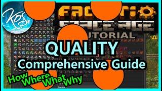 De-Mystifying Quality, All About Quality Tutorial - Factorio Space Age DLC 2.0