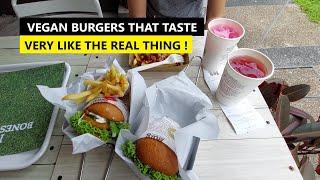 Vegan Burgers that taste very like the Real Thing ! | VeganBurg Singapore