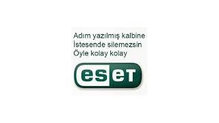 Bilal'e anlatır gibi Eset Nod32 silme videosu!