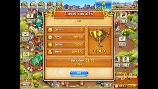 Farm Frenzy 3 only GOLD (level 58) playthrough Веселая ферма 3 (уровень 58) Золото