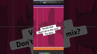 Vocals that *don’t sit* in the mix? Try THIS  #mixingtips #vocalmixing #cubasetips