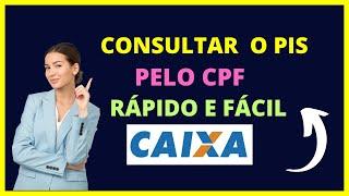 Consultar  PIS pelo CPF - Rápido e fácil!