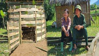 The joy of Duyen and Thiet, building a new chicken coop, Thiet is looking for a new place to live