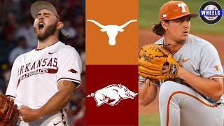 #1 Texas vs #11 Arkansas (G1) | 2025 College Baseball Highlights
