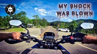 DMV: Blown Shock - NC750X Suspension Upgrade - Scotty's New Bike - Riding Western NC