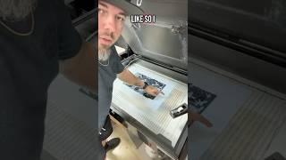 Burn some screens for a CMYK screen print job. #cmyk #screenprinting #printprocess #beyondcmyk ￼