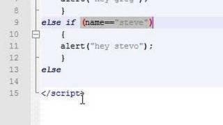 Javascript Tutorial - 10 - If Else If Else Statement